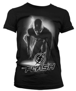 Kvinna Shirtstore | The Flash Ready Girly T-Shirt Black