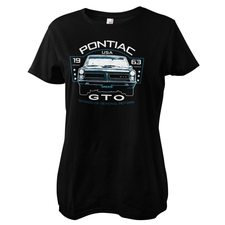 Kvinna Shirtstore | Pontiac Gto Girly Tee Black