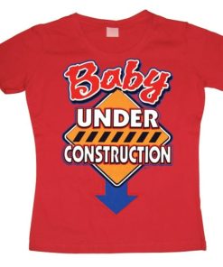 Barn Shirtstore | Baby Under Construction Girly T-Shirt