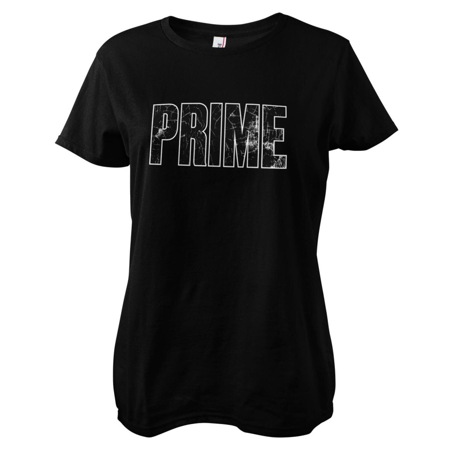 Kvinna Shirtstore | Prime Cracked Girly Tee Black