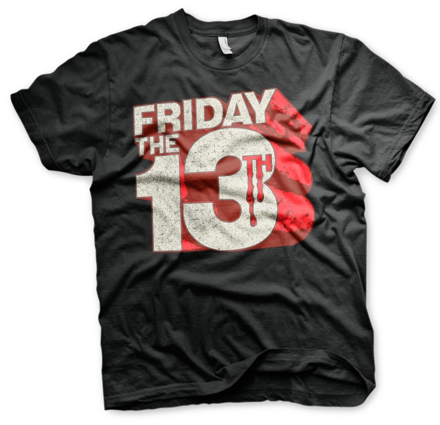 Mann Shirtstore | Friday The 13Th Block Logo T-Shirt