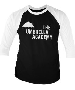 Mann Shirtstore | The Umbrella Academy Baseball 3/4 Sleeve Tee Whiteblack