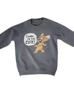 Barn Shirtstore | Jerry - I Woke Up This Cute Kids Sweatshirt