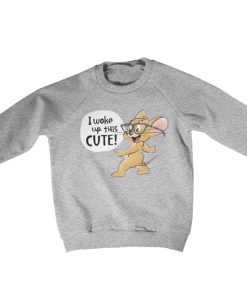 Barn Shirtstore | Jerry - I Woke Up This Cute Kids Sweatshirt