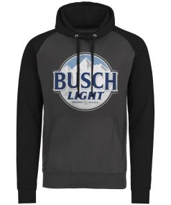 Mann Shirtstore | Busch Light Washed Label Baseball Hoodie Darkgrey-Black