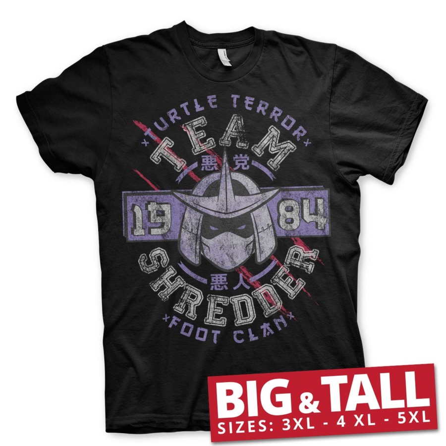 Mann Shirtstore | Team Shredder Big & Tall T-Shirt Black