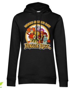 Kvinna Shirtstore | Fraggle Rock - Worry Another Day Girls Hoodie Black