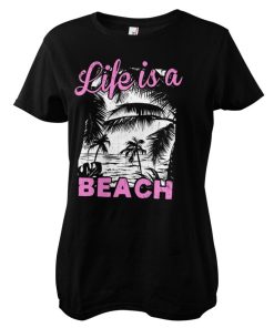 Kvinna Shirtstore | Life Is A Beach Girly Tee