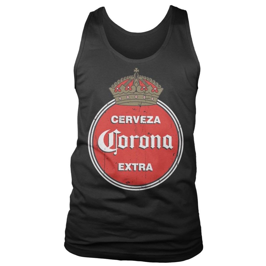 Mann Shirtstore | Corona Extra Retro Logo Tank Top Black