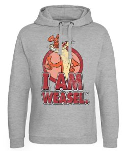 Mann Shirtstore | I Am Weasel Epic Hoodie Heathergrey