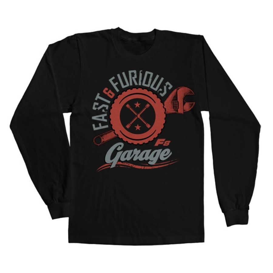 Mann Shirtstore | Fast & Furious Garage Long Sleeve Tee Black