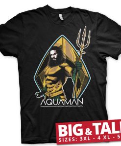 Mann Shirtstore | Aquaman Big & Tall T-Shirt Black