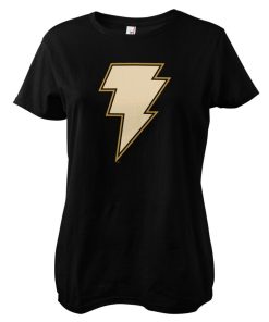 Kvinna Shirtstore | Adam - Lightning Logo Girly Tee Black