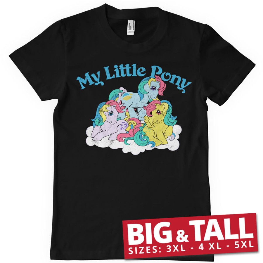 Mann Shirtstore | My Little Pony Washed Big & Tall T-Shirt Black