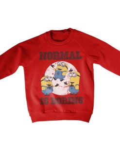Barn Shirtstore | Minions - Normal Life Is Boring Kids Sweatshirt