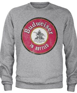 Mann Shirtstore | Budweiser - In Bottles Sweatshirt Heather-Grey