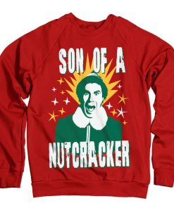 Mann Shirtstore | Elf - Son Of A Nutcracker Sweatshirt Red