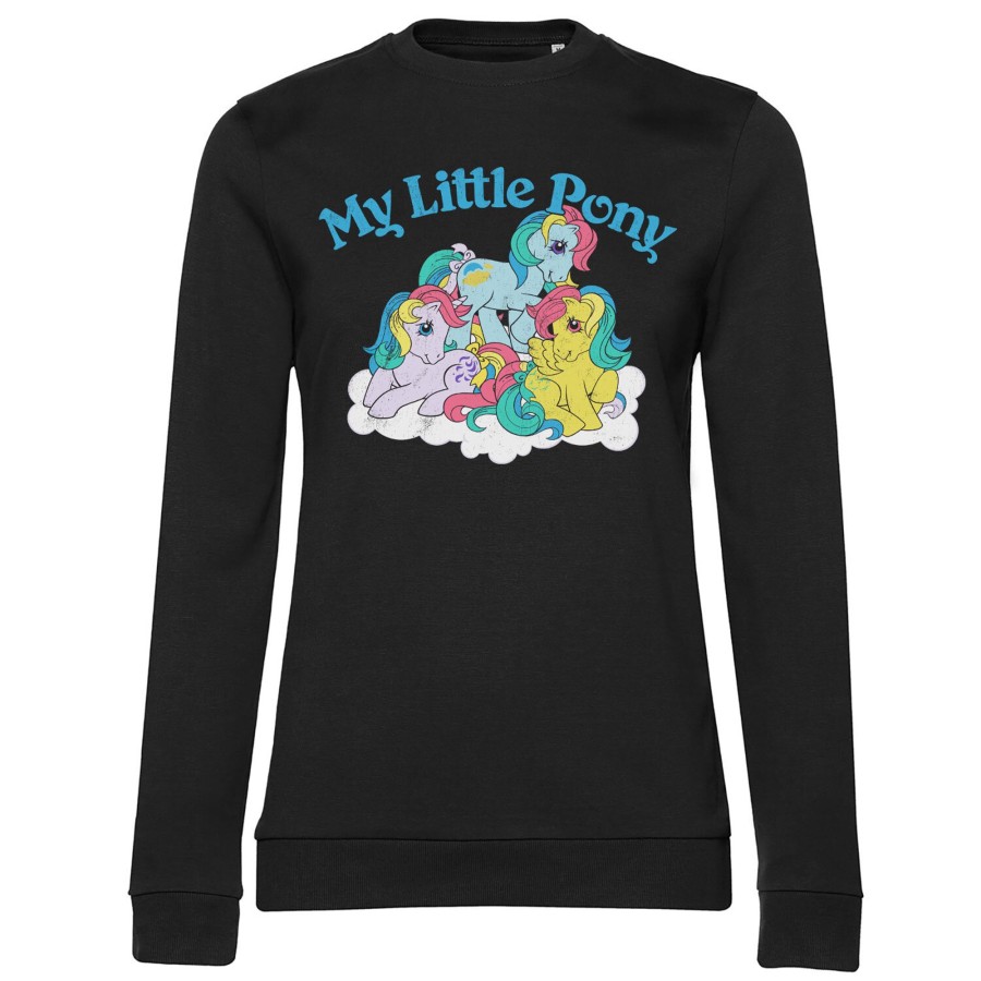Kvinna Shirtstore | My Little Pony Washed Girly Sweatshirt Black