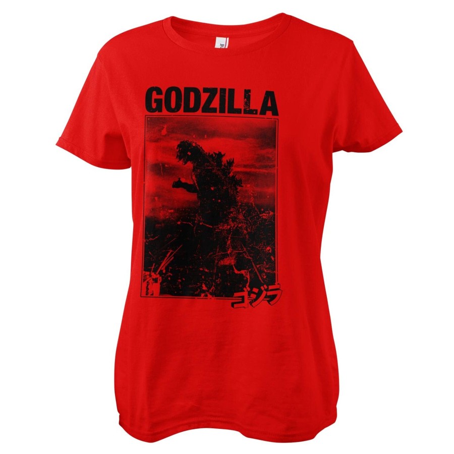 Kvinna Shirtstore | Godzilla Vintage Girly Tee