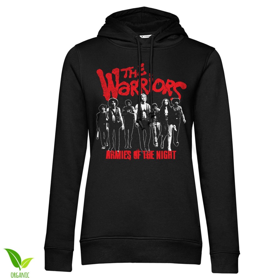 Kvinna Shirtstore | The Warriors - Armies Of The Night Girls Hoodie Black