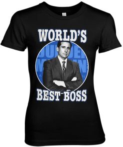 Kvinna Shirtstore | World'S Best Boss Girly Tee Black