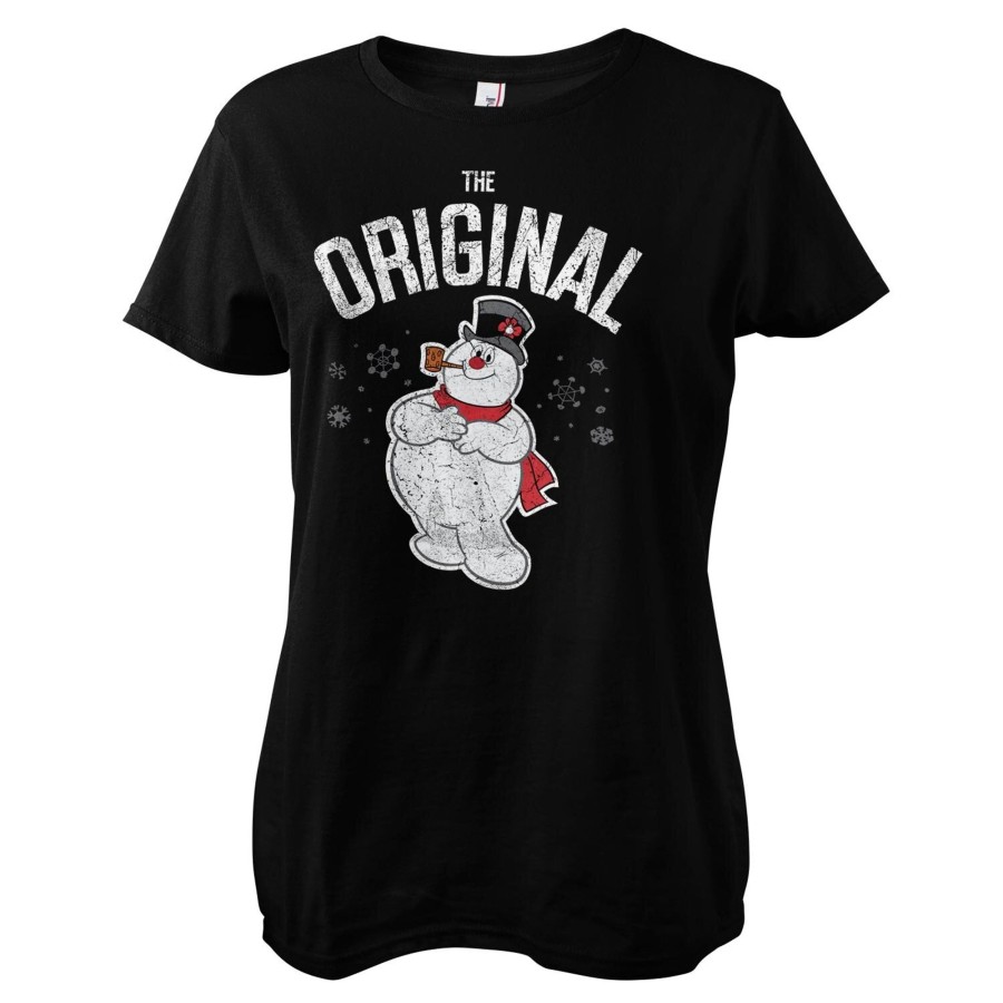 Kvinna Shirtstore | Frosty The Original Girly Tee Black