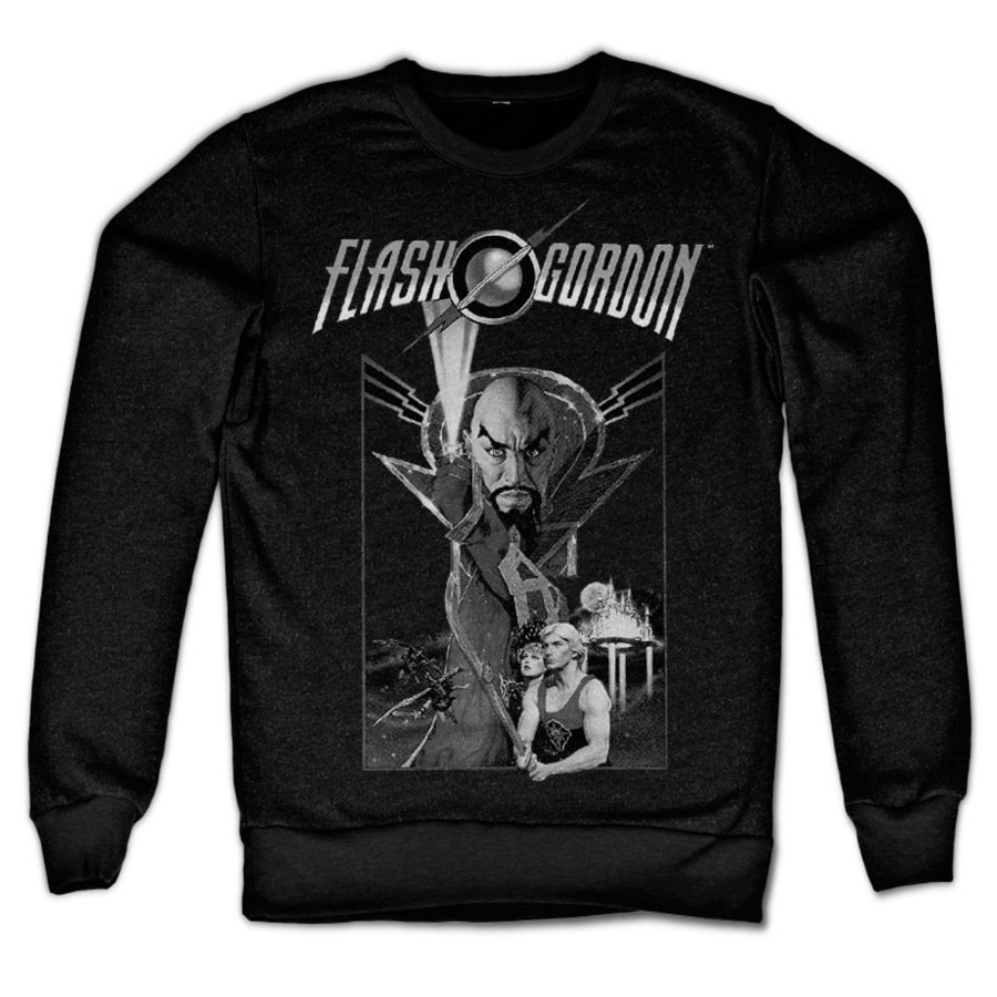 Mann Shirtstore | Flash Gordon Vintage Poster Sweatshirt Black