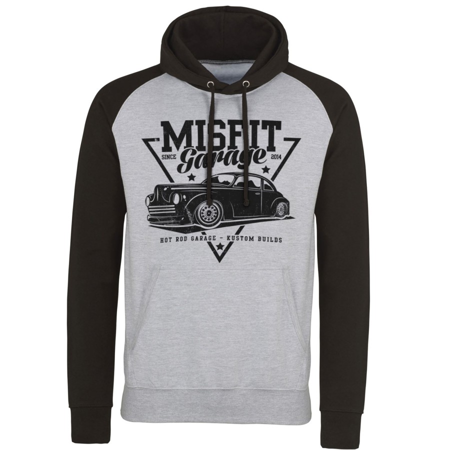 Mann Shirtstore | Misfit Garage Since 2014 Baseball Hoodie