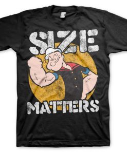 Mann Shirtstore | Popeye - Size Matters T-Shirt