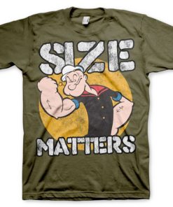 Mann Shirtstore | Popeye - Size Matters T-Shirt