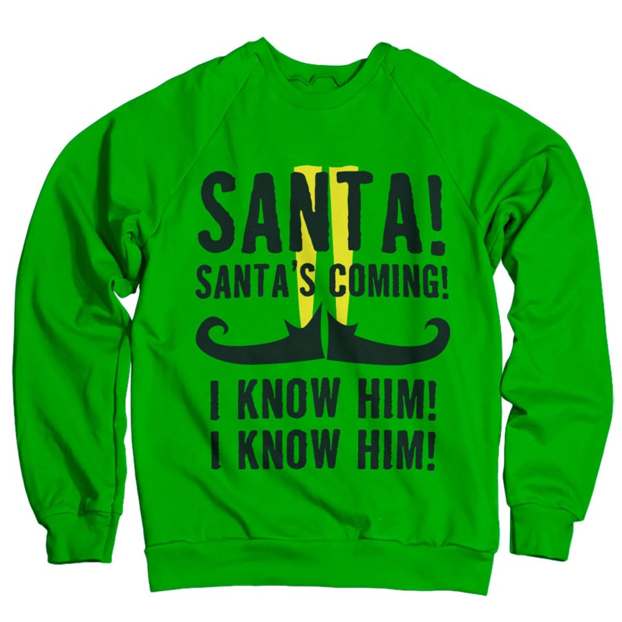 Mann Shirtstore | Elf - Santa'S Coming Sweatshirt Green