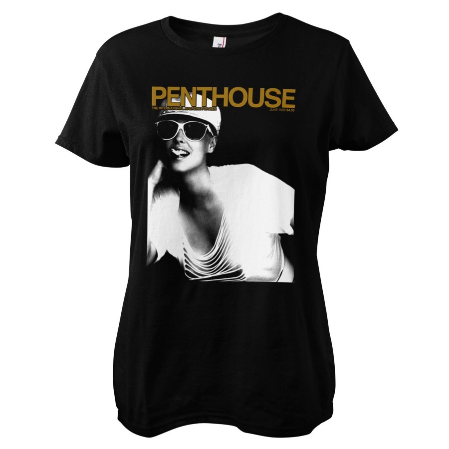 Kvinna Shirtstore | Penthouse June 1988 Cover Girly Tee Black
