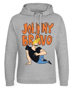 Mann Shirtstore | Johnny Bravo Epic Hoodie Heathergrey