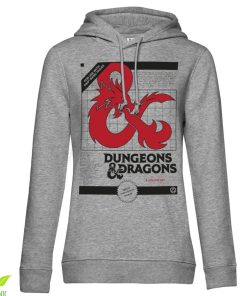 Kvinna Shirtstore | Dungeons & Dragons - 3 Volume Set Girls Hoodie Heathergrey