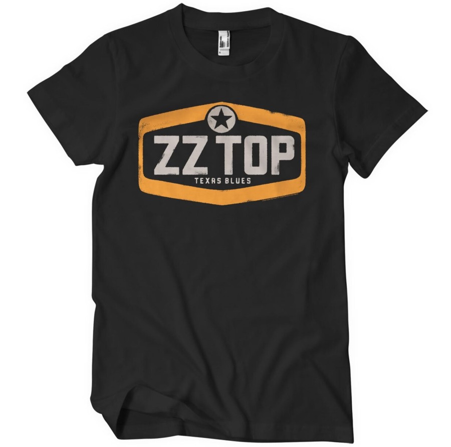 Mann Shirtstore | Zz Top - Texas Blues T-Shirt Black