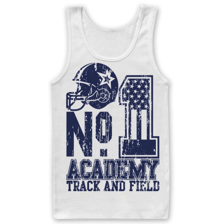 Mann Shirtstore | No. 1 Academy Track And Field Tank Top White