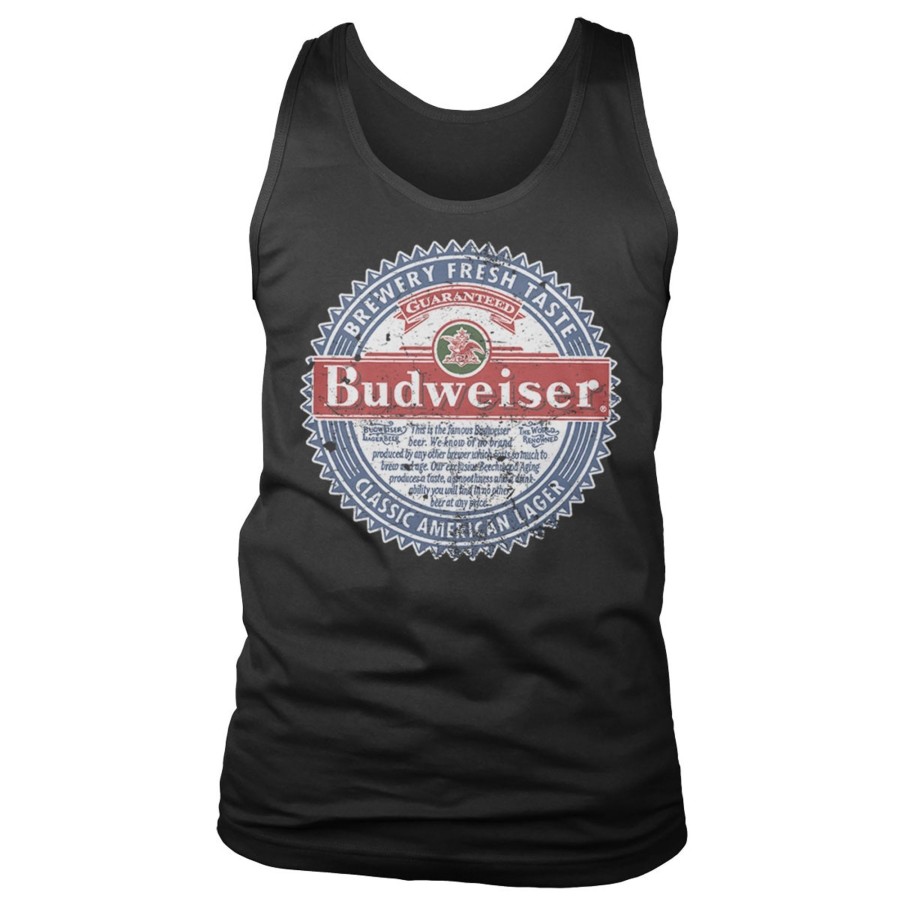 Mann Shirtstore | Budweiser American Lager Tank Top Black