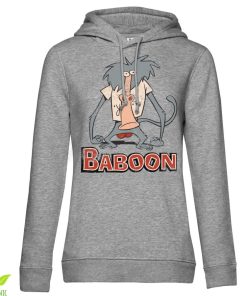 Kvinna Shirtstore | I Am Weasel - Baboon Girls Hoodie Heathergrey