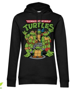 Kvinna Shirtstore | Teenage Mutant Ninja Turtles Group Girls Hoodie