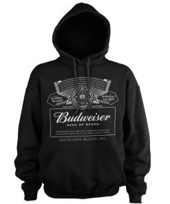 Mann Shirtstore | Budweiser White Logo Hoodie