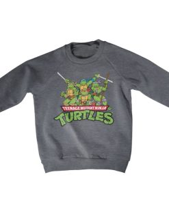 Barn Shirtstore | Teeange Mutant Ninja Turtles Distressed Group Kids Sweatshirt