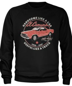 Mann Shirtstore | El Camino - Handsome Like A Car Sweatshirt Black