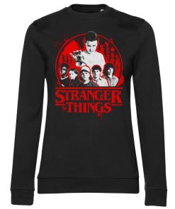 Mann Shirtstore | Stranger Things Distressed Girly Sweatshirt Black