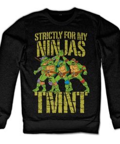 Mann Shirtstore | Tmnt - Strictly For My Ninjas Sweatshirt Black