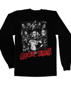 Mann Shirtstore | Suicide Squad Long Sleeve Tee Black