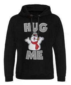 Mann Shirtstore | Frosty The Snowman - Hug Me Epic Hoodie Black
