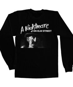 Mann Shirtstore | A Nightmare On Elm Street Long Sleeve Tee Black