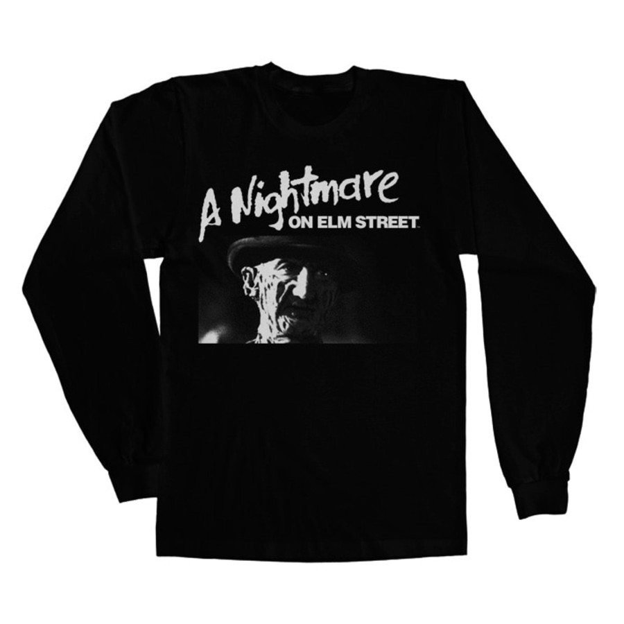 Mann Shirtstore | A Nightmare On Elm Street Long Sleeve Tee Black