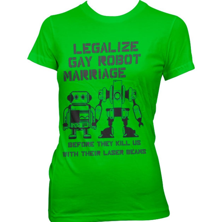 Kvinna Shirtstore | Legalize Gay Robot Marriage Girly Tee