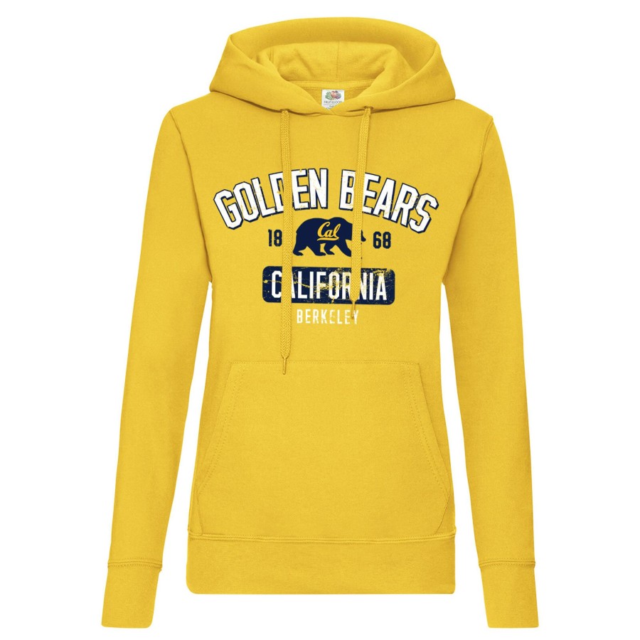 Kvinna Shirtstore | California Golden Bears Washed Girls Hoodie Yellow